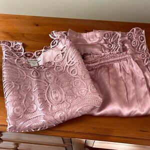100% silk pajamas.